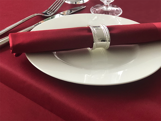 Gastronomie Tischdecken bordeaux